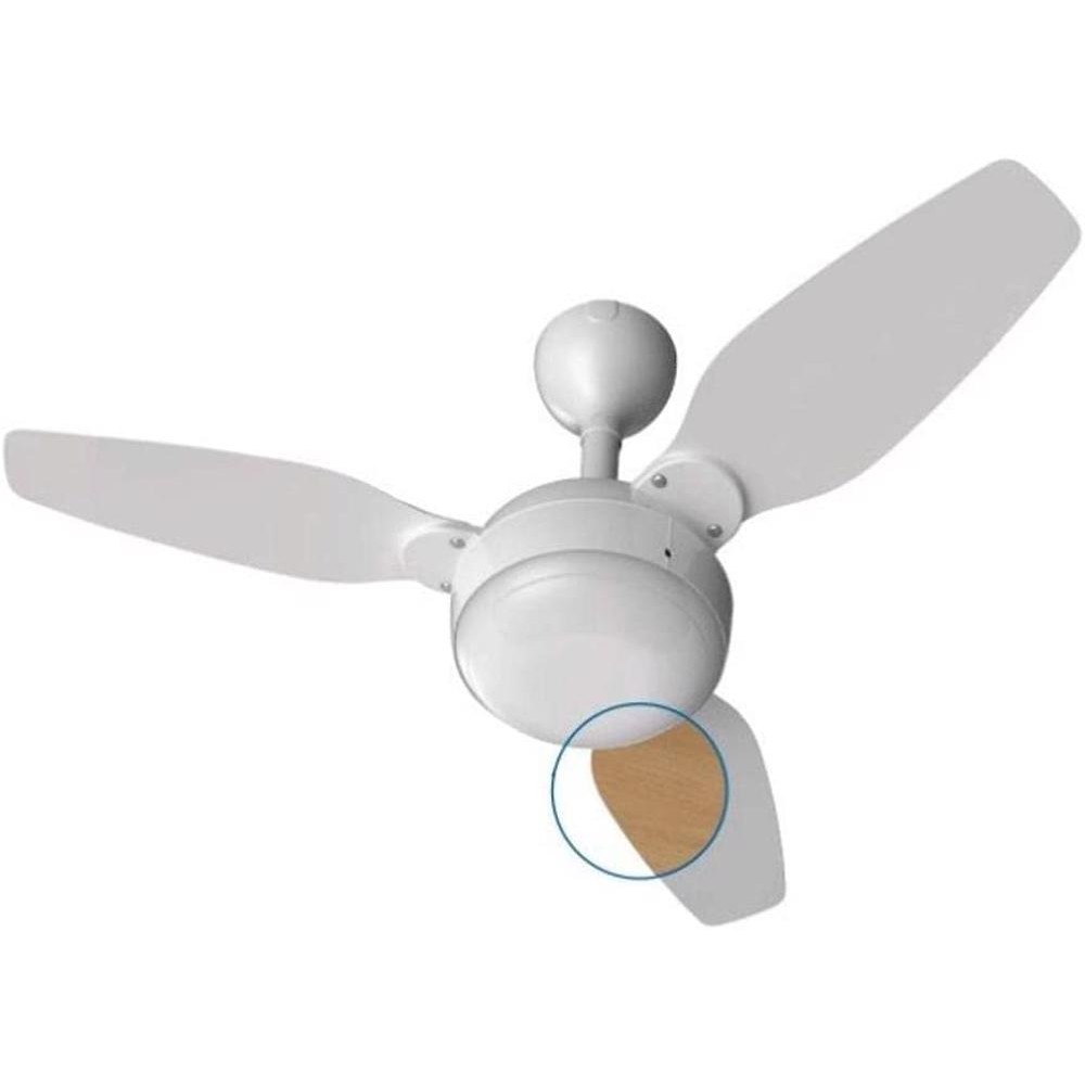 VENTILADOR LEGACY VENTISOL LED BCO/PINUS C/CONTROLE BIVOLT