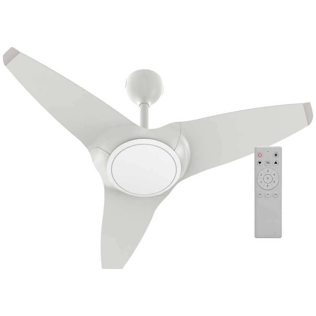 Ventilador de Teto Ventisol Flow LED Motor Inverter com Controle 6 Vel Classe A Bivolt Branco