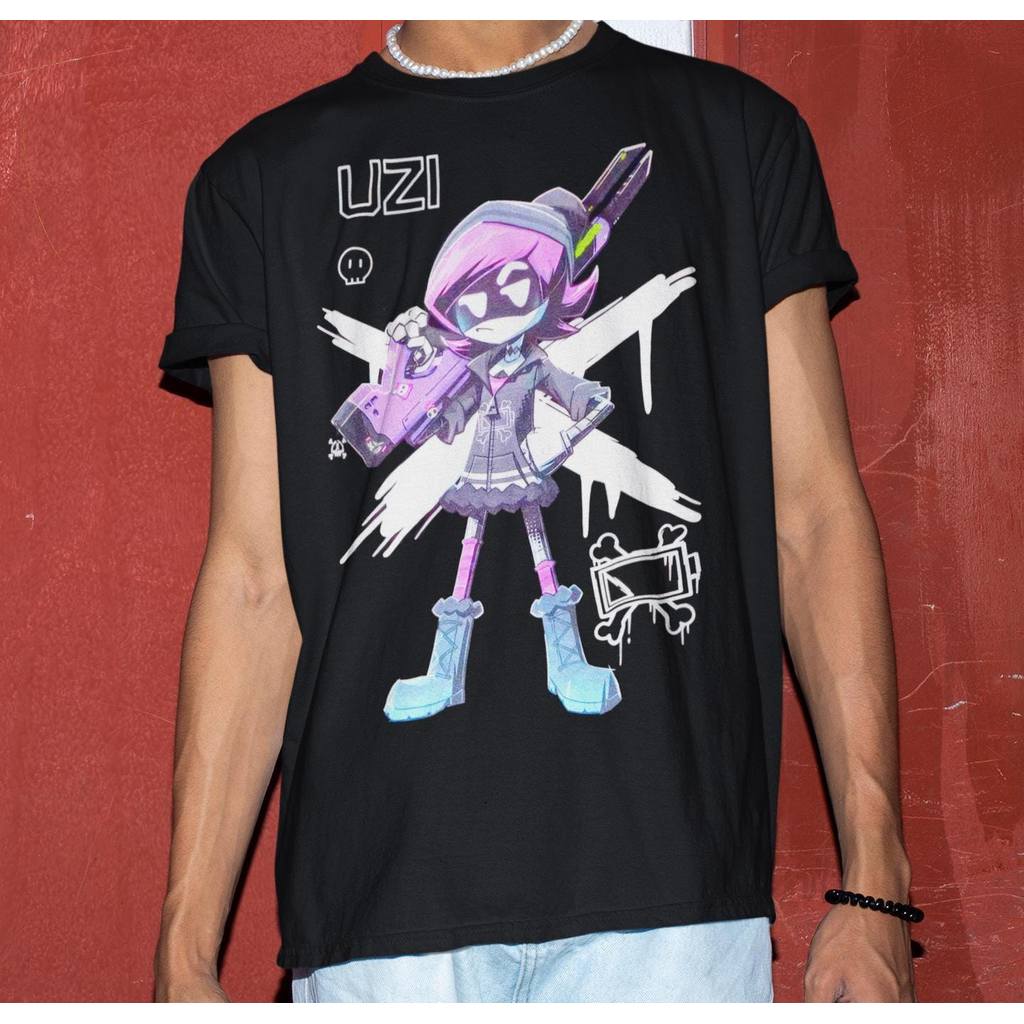 Camiseta Masculina Feminina Estampa Murder Drones Uzi Anime T-shirt Unissex Streetwear Envio Imediato