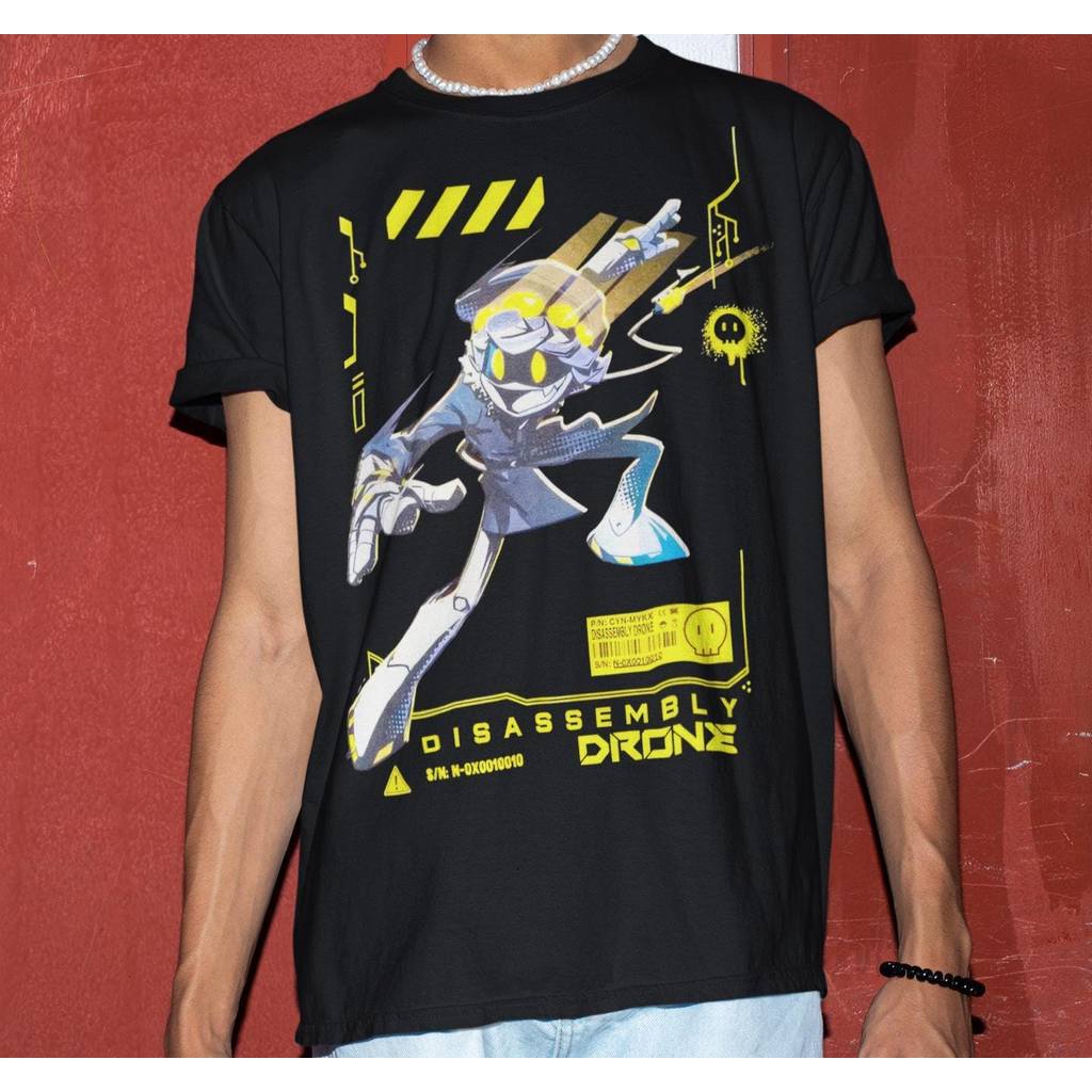 Camiseta Masculina Feminina Estampa Murder Drones Disassembly Drone Anime T-shirt Unissex Streetwear Envio Imediato