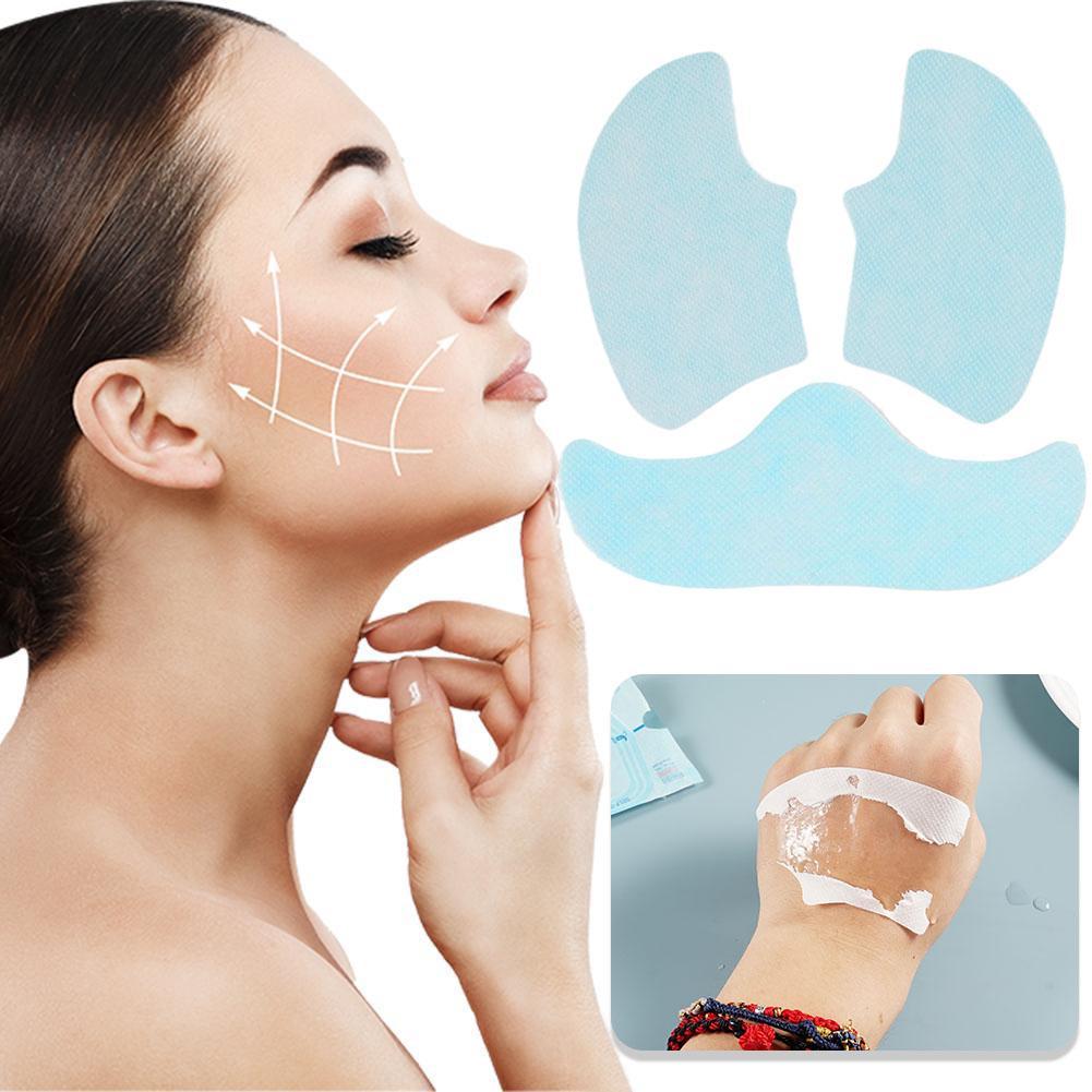 4 pcs 12 set Máscara Solúvel Ultra-Fina De Colágeno Nano, pano De Viagem Portátil, máscara Facial Não Tecida, Cuidados Com A Pele, Papel De Máscaras De Algodão Envolvido