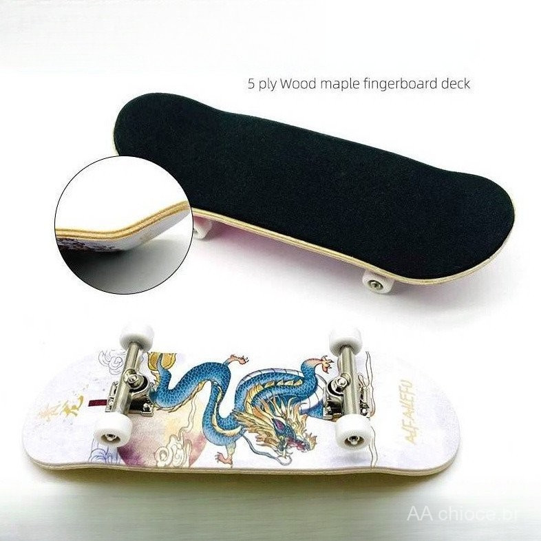 Skate de dedo profissional, Mini skate, Maple Rock, esportes criativos com dois dedos, fingerboard profissional com rola