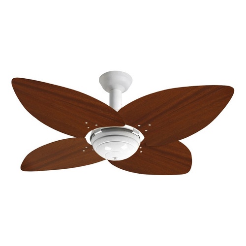 Ventilador De Teto Office Aspen Branco 4p Rádica Jequitibá110v