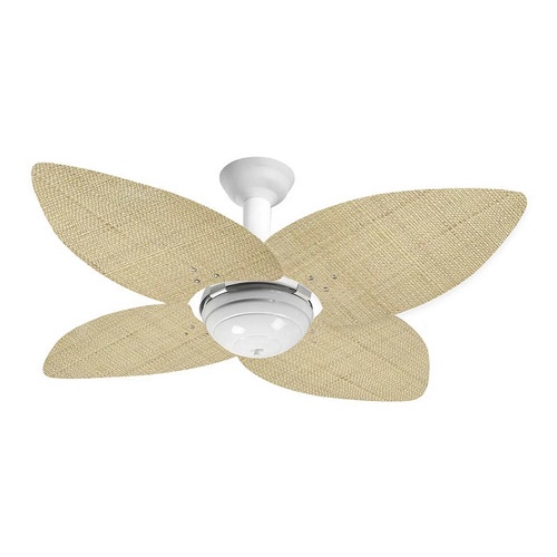 Ventilador De Teto Office Jet Aspen Br/rattan Nt 110v+Controle