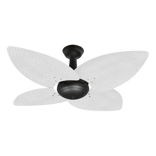 Ventilador De Teto Office Jet Aspen Pt/rattan Br 110v+Controle
