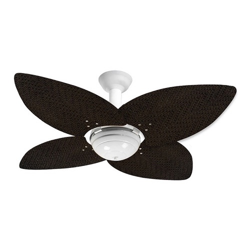 Ventilador De Teto Office Jet Aspen Branco Rattan Tb 220v