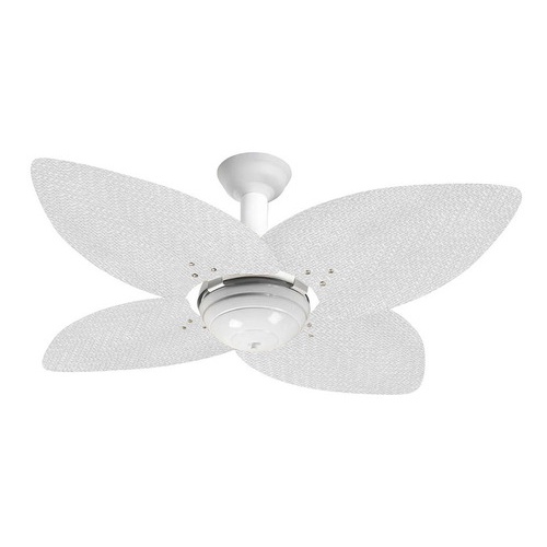 Ventilador De Teto Office Jet Aspen Branco Rattan Br 220v