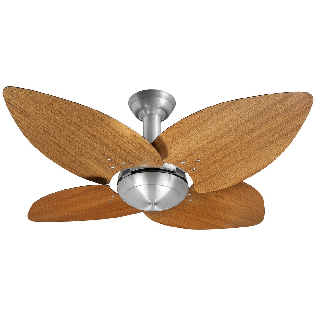 Ventilador de Teto Office Jet Aspen Venti-Delta Prata 4Pás Freijó 220V+Controle