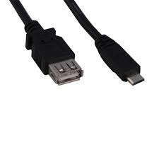 Cabo dados USB A Fêmea x Micro USB B Macho 5 Pinos 1,20m 2.0 High Speed