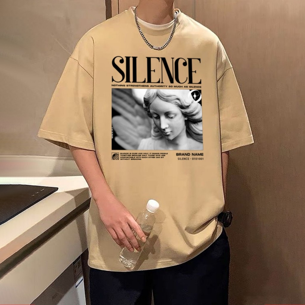 Camiseta básica y trendy de estilo street de algodón 
