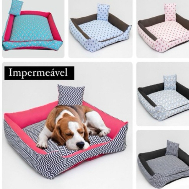 Cama Pet Extra Grande Caminha Cachorro Grande Impermeável com Zíper