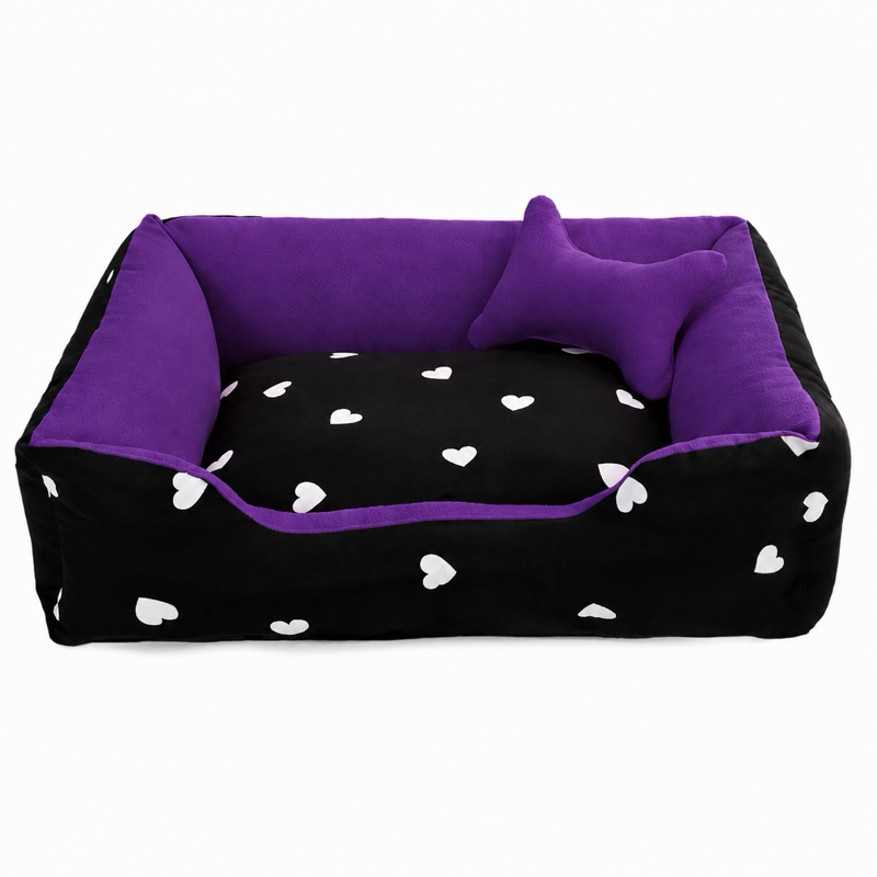 Caminha Pet Algodão Almofada Ossinho M e G Lavável Extra Macio Confortável Modelo Premium