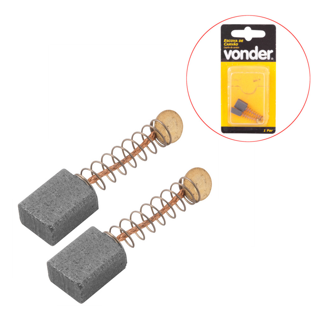 Escova de Carvão Para Furadeira Vonder FPV300 DWT ED280 127V