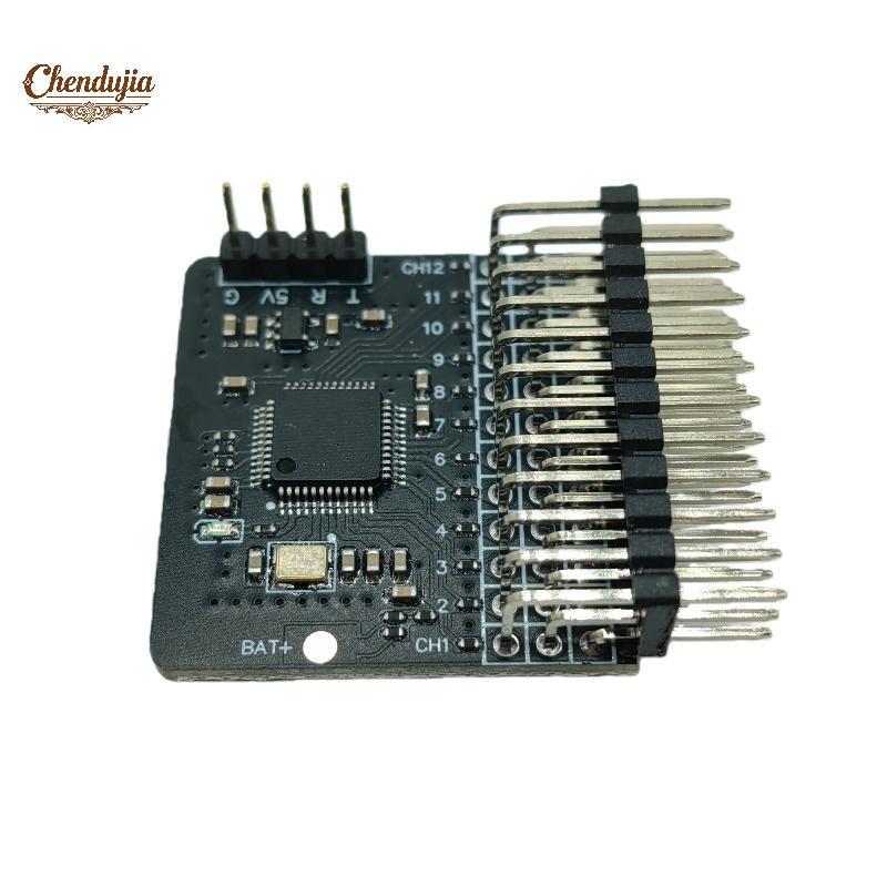 Placa Adaptadora Chen CRSF ELRS PWM 12 Canais 12 Saídas 5V BEC Para Acessório De Expansão De Receptor FPV RC De Longo Al