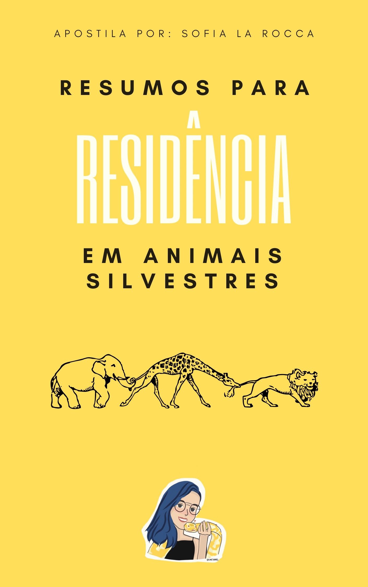 Resumos para residência em animais silvestres