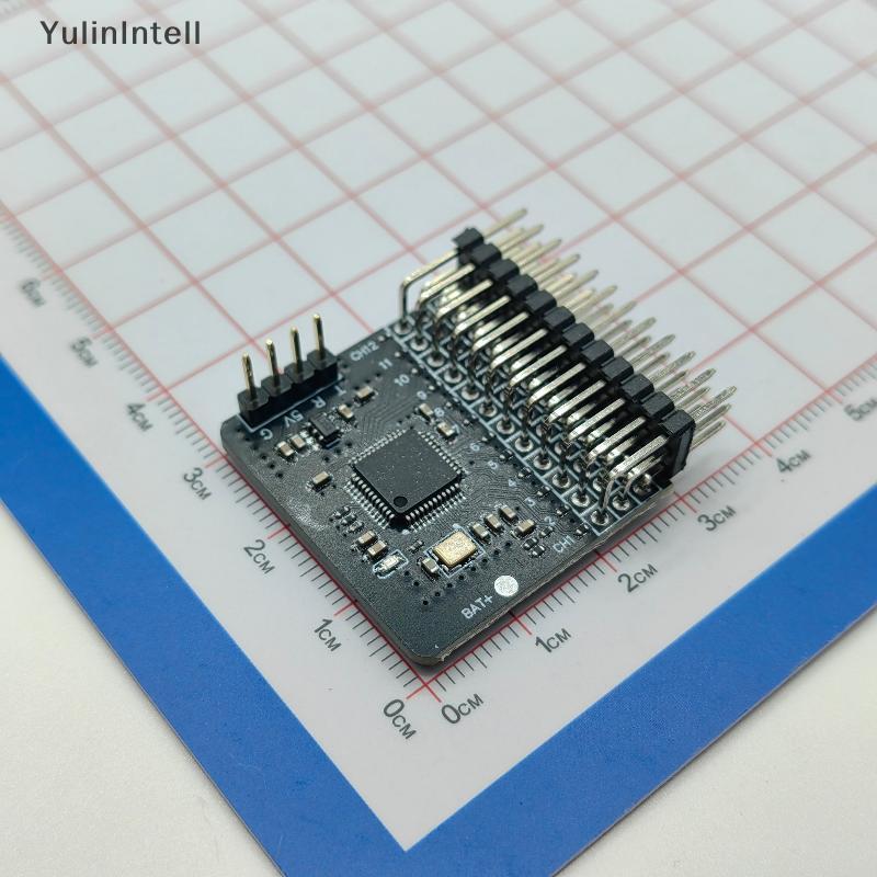 CRSF ELRS Placa Adaptadora PWM De 12 Canais 12 Saídas 5V BEC Para Peças De Expansão Do Receptor FPV De Avião De Asa Fixa