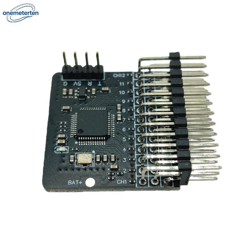 ONEME 1Pcs CRSF ELRS Placa Adaptadora PWM De 12 Canais 12 Saídas 5V BEC Leve Para FPV RC Hobbyist Peças De Atualização