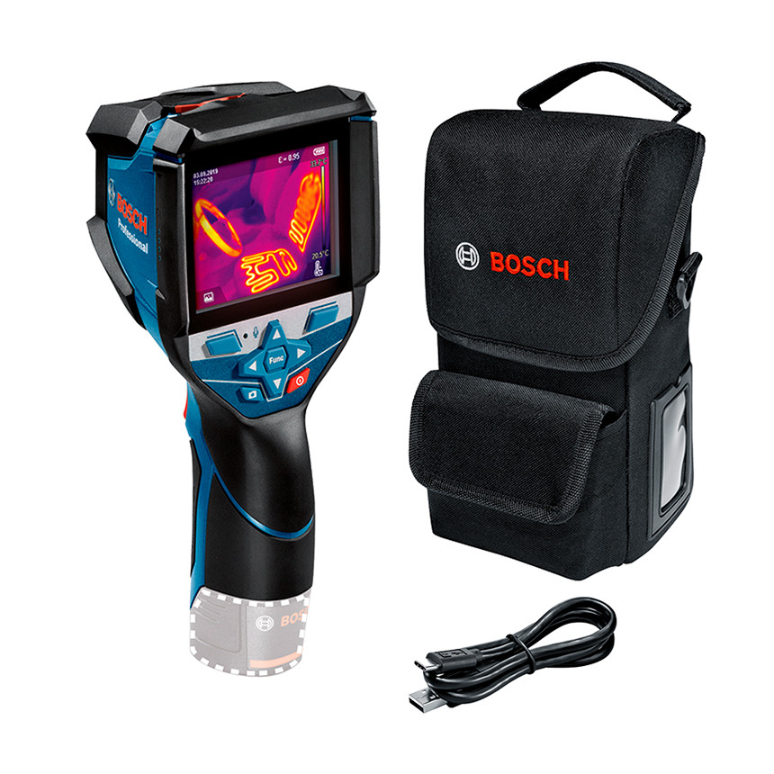 Câmera Térmica a Bateria 12V (não inclusa) -20ºC até 600ºC Bosch GTC 600 C