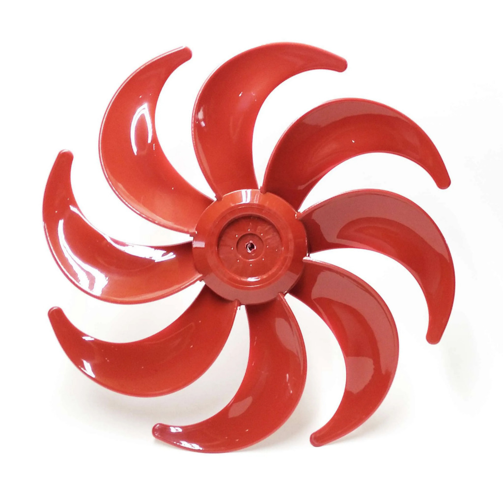 Hélice 8 Pás De Plástico Ventilador Polishop Red Line 40cm