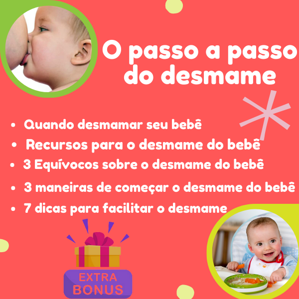 O passo a passo do desmame do Bebê