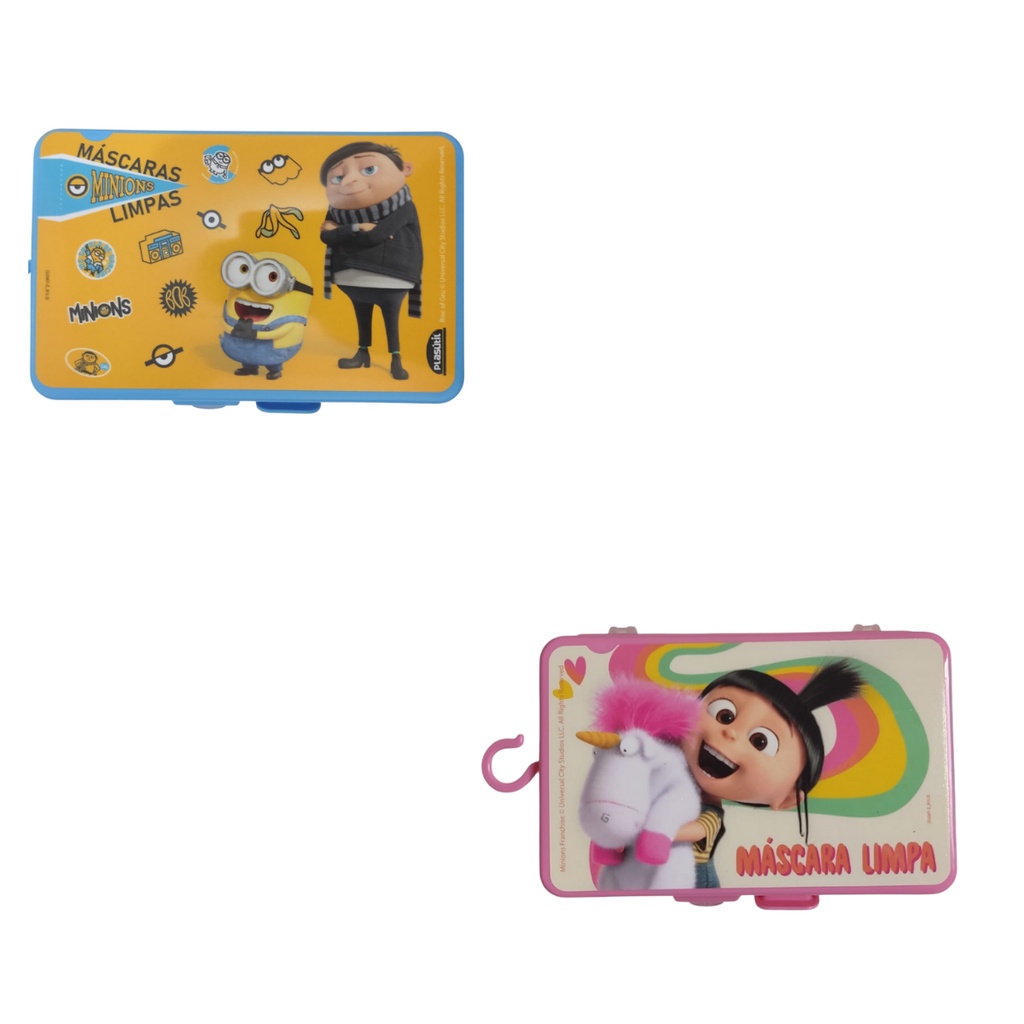 Porta Máscara Duplo Portátil - Meu Malvado Favorito