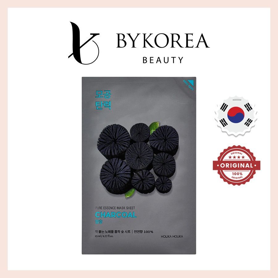 HOLIKA HOLIKA Pure Essence Sheet Mask Charcoal x 10un