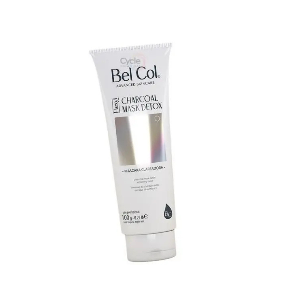 Máscara Clareadora Charcoal Mask Detox 100g Bel Col