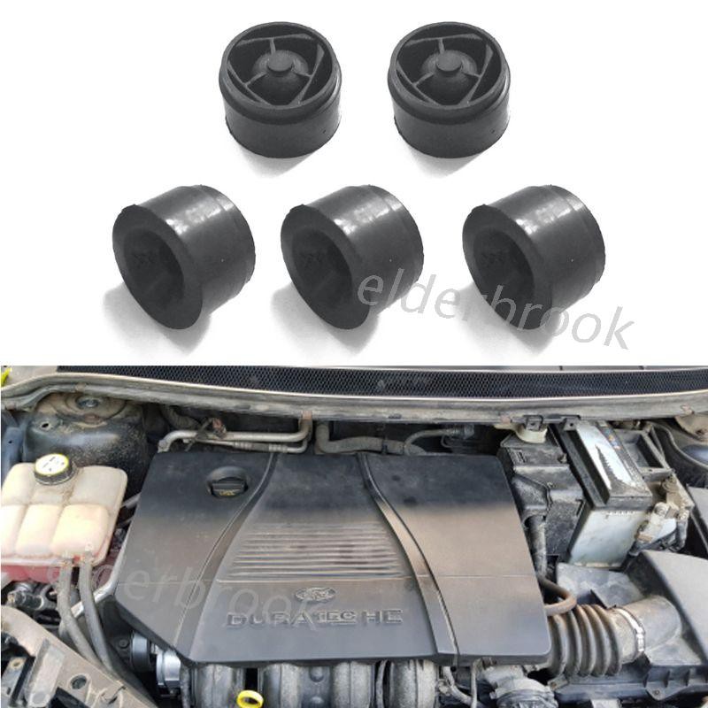 EDB* 5Pcs Engine Protective Rubber Cushion Engine Under Guard Plate Rubber Gasket For For MK2 2005-2013