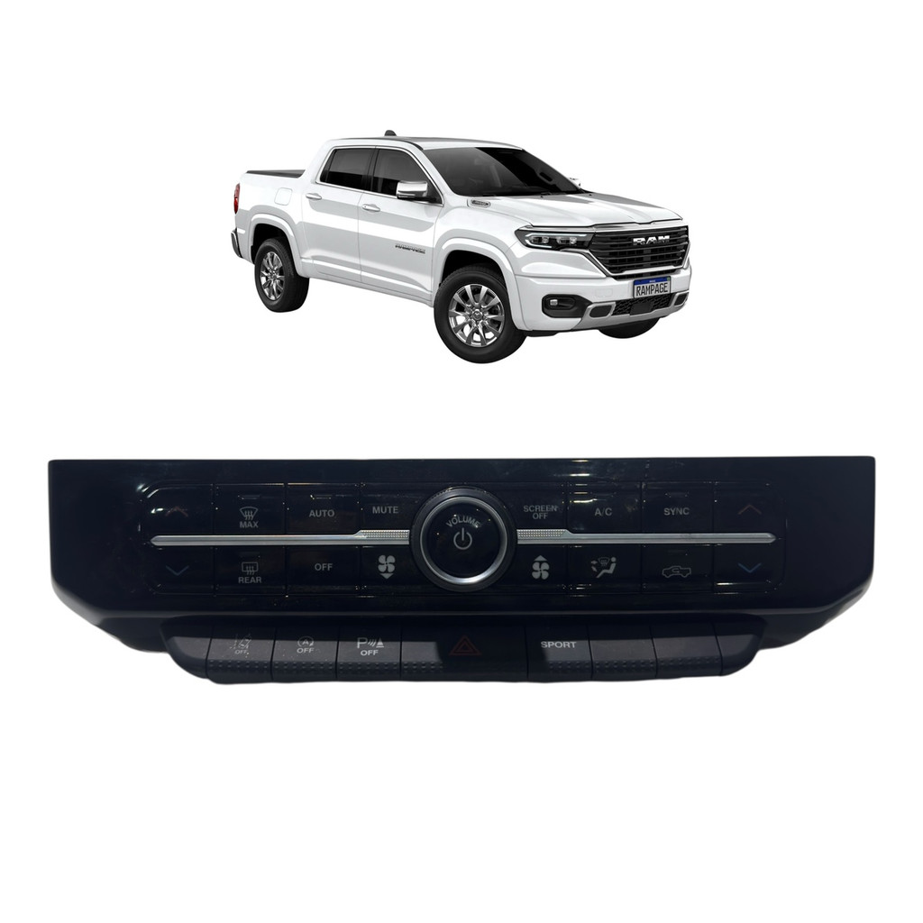 Comando Ar Condicionado Sport Original Rampage 2023 a 2025