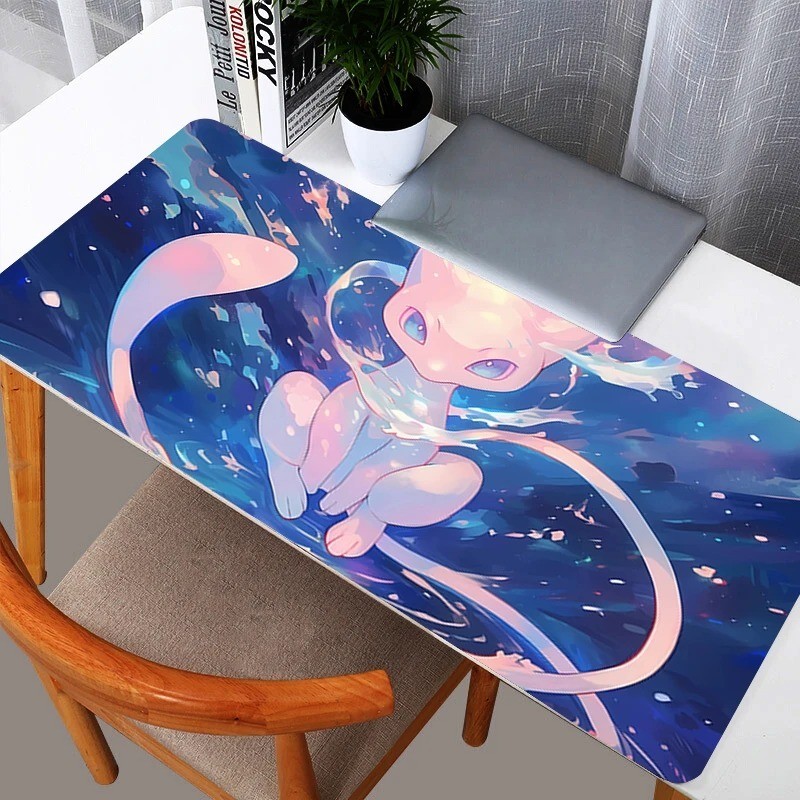 Mew XXL Gaming Mouse Pad Tapete De Mesa Antiderrapante Para Teclado De Computador De Escritório Acessórios Laptop