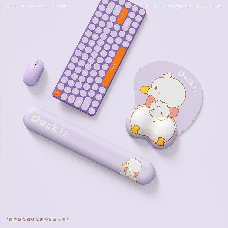Simples pequeno fresco Silicone pulso Mouse pad memória espuma teclado resto Oversized mesa almofada de pulso