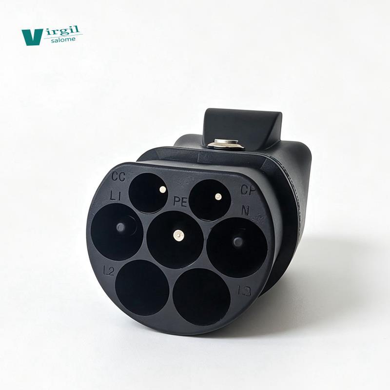Nobleflyingnovo Plugue Ue Type2 V2L Descarregador Portátil Para Veículos Elétricos Com Interruptor Sem Conversão LED EV