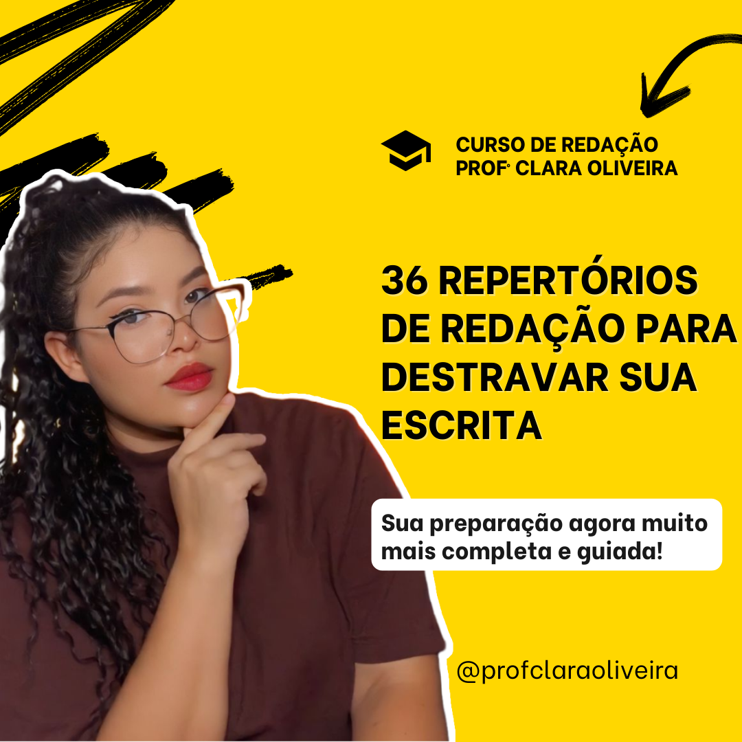 36 repertórios para redação