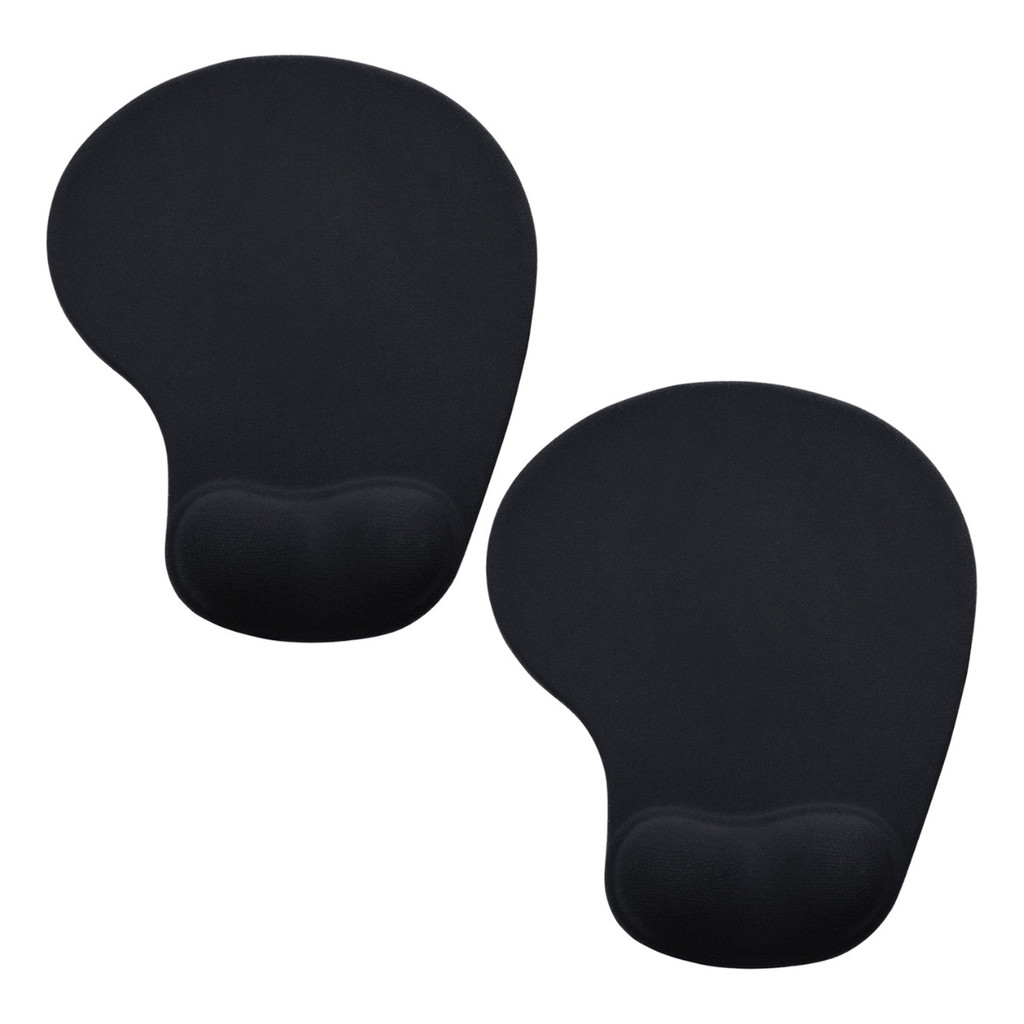 2 Un Mouse Pad Ergonômico Apoio Punho Silicone Home Office