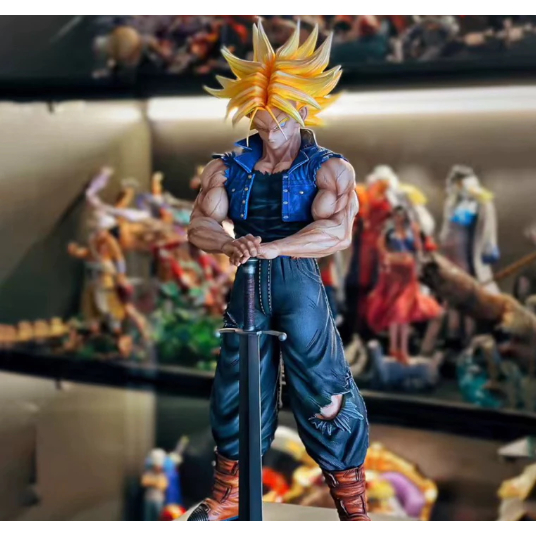 25cm anime dragon ball z figura troncos figuras de ação estátua
