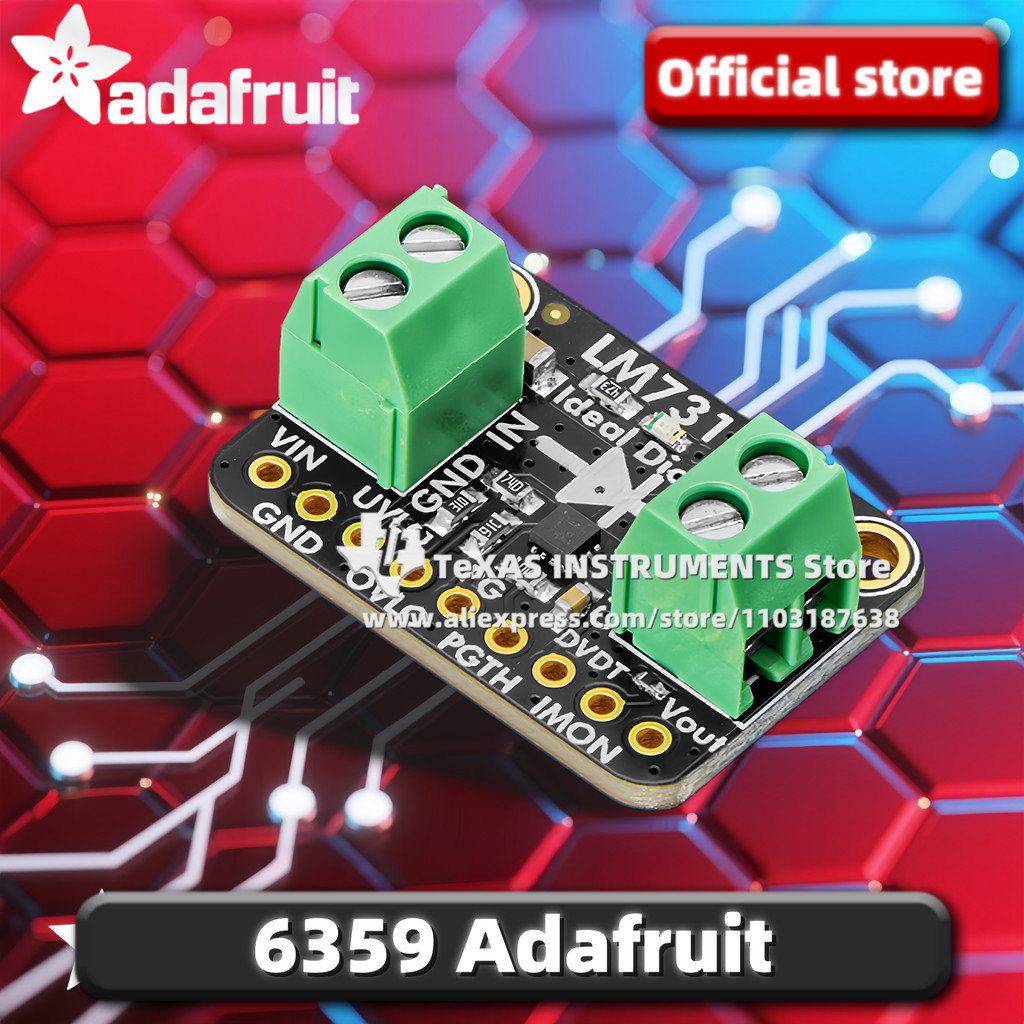 Adafruit Oficial Da LM73100 23V 5A Max Ideal Diode Breakout (ID Do Produto : 6359)