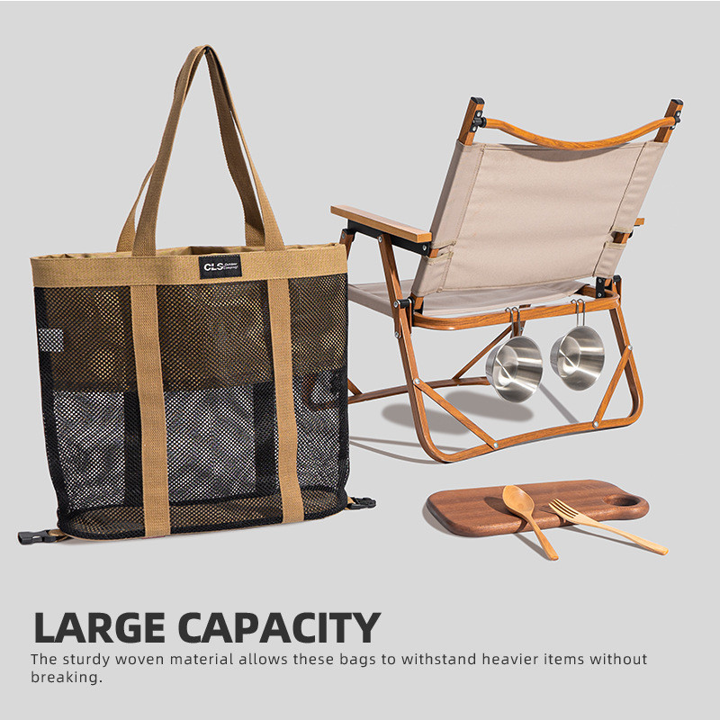 Bolsa de armazenamento para acampamento ao ar livre portátil viagem grande capacidade armazenamento dobrável Bolsa