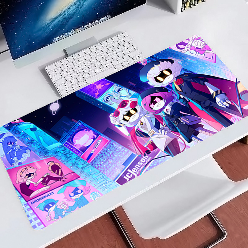 Gaming Mouse Pad De Borracha Estendido Gamer Tapete De Mesa Grande Anime Teclado Acessórios Do Computador M-murder Uzi N