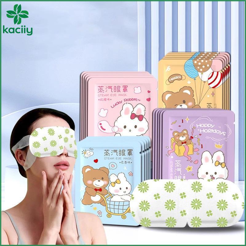 Máscara Para Os Olhos Com Autoaquecimento Hotpress Descartável A Vapor Light Bloing Sleep Steam Eye Patch Dormir BR