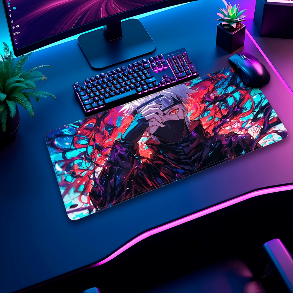 Mouse Pad Gamer Cenarios Vários Modelos  de Anime Populares Borda Costurada Tamanhos Diversos