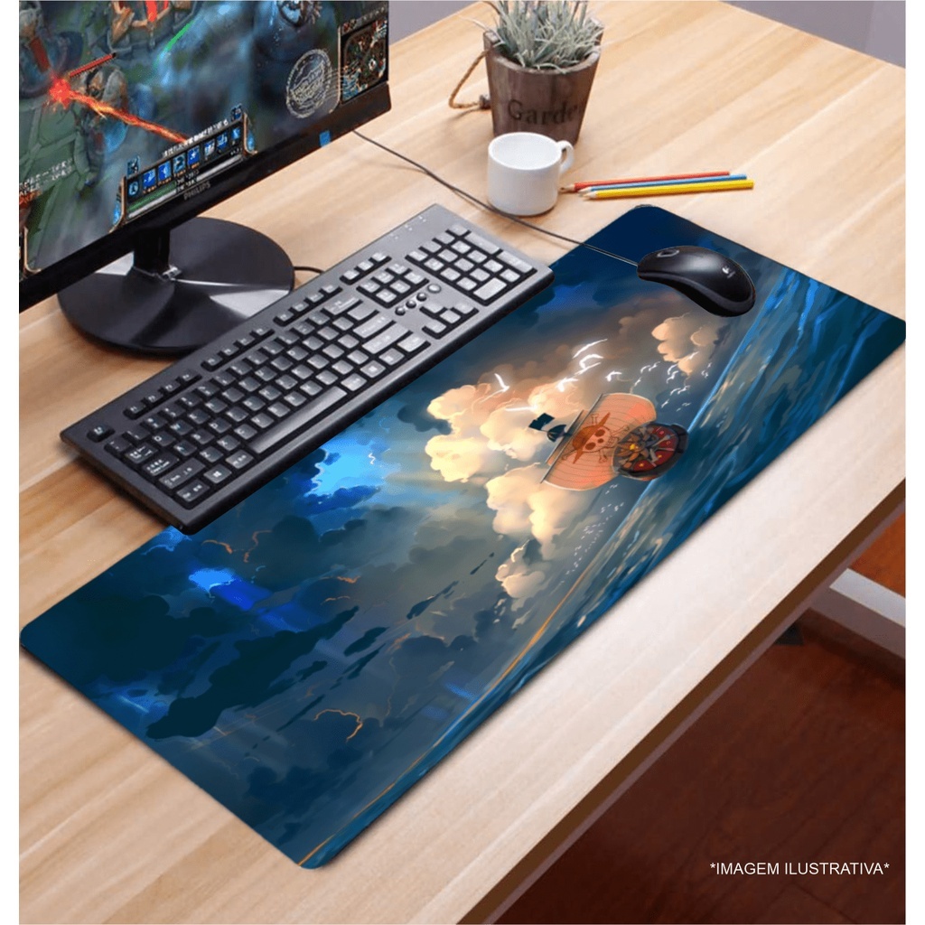 Mouse Pad Gamer 70x35cm Vários Jogos & Animes Populares & Séries