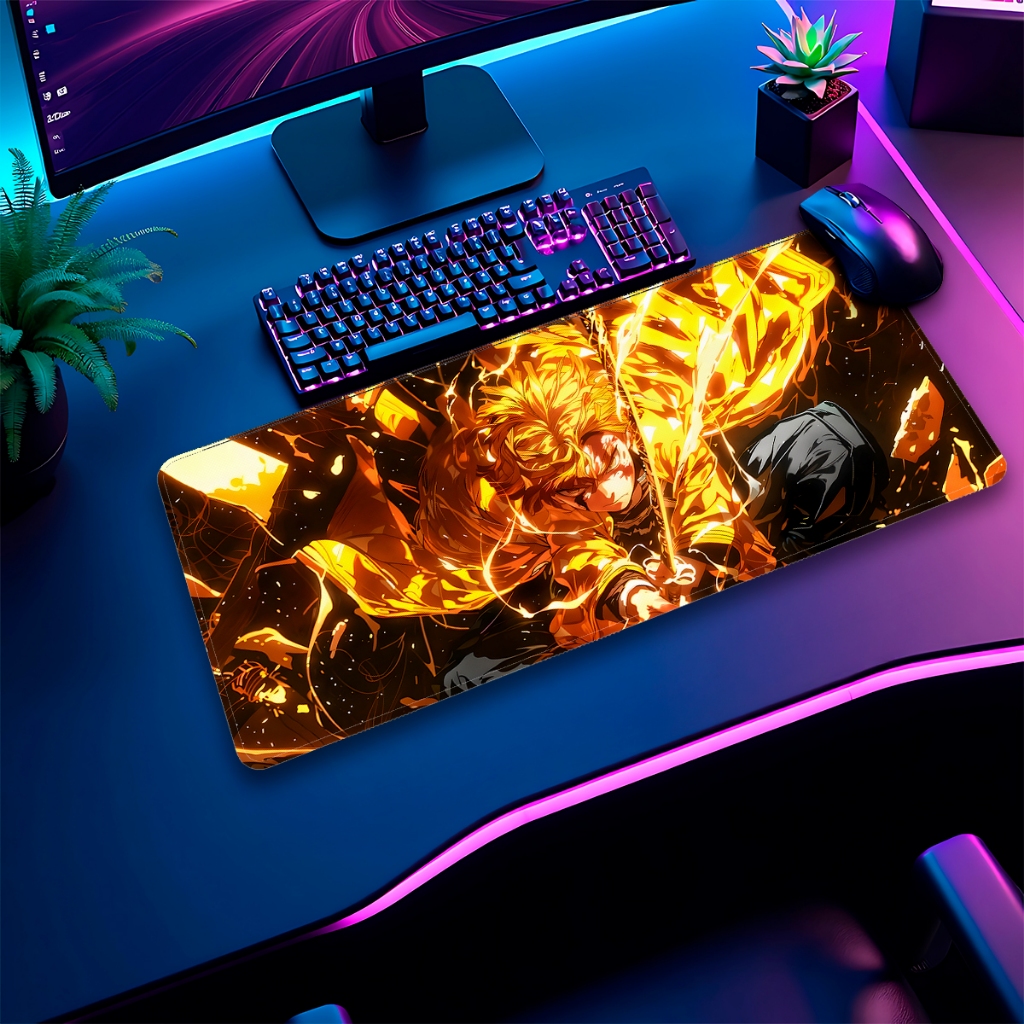 Mouse Pad Gamer Cenarios Vários Modelos Animes Populares Borda Costurada Tamanhos Diversos