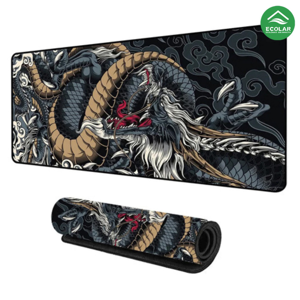 Mousepad Costurado Antiderrapante Estilo Popular 65x32cm 70x35cm 90x40cm Trabalho Gamer