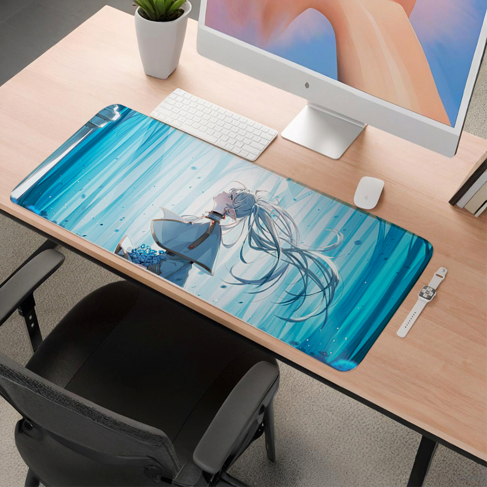 Mousepad Gamer Speed Premium 70x35cm Borda Costurada Estampado Diversos Modelos Friren Anime Popular