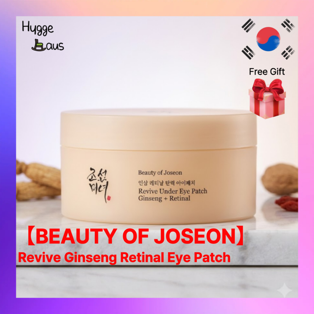 【BEAUTY OF JOSEON】Revive Ginseng Retinol Eye Patch 60pcs Adesivo Olhos Firming Hidratante Anti Rugas K-Beauty
