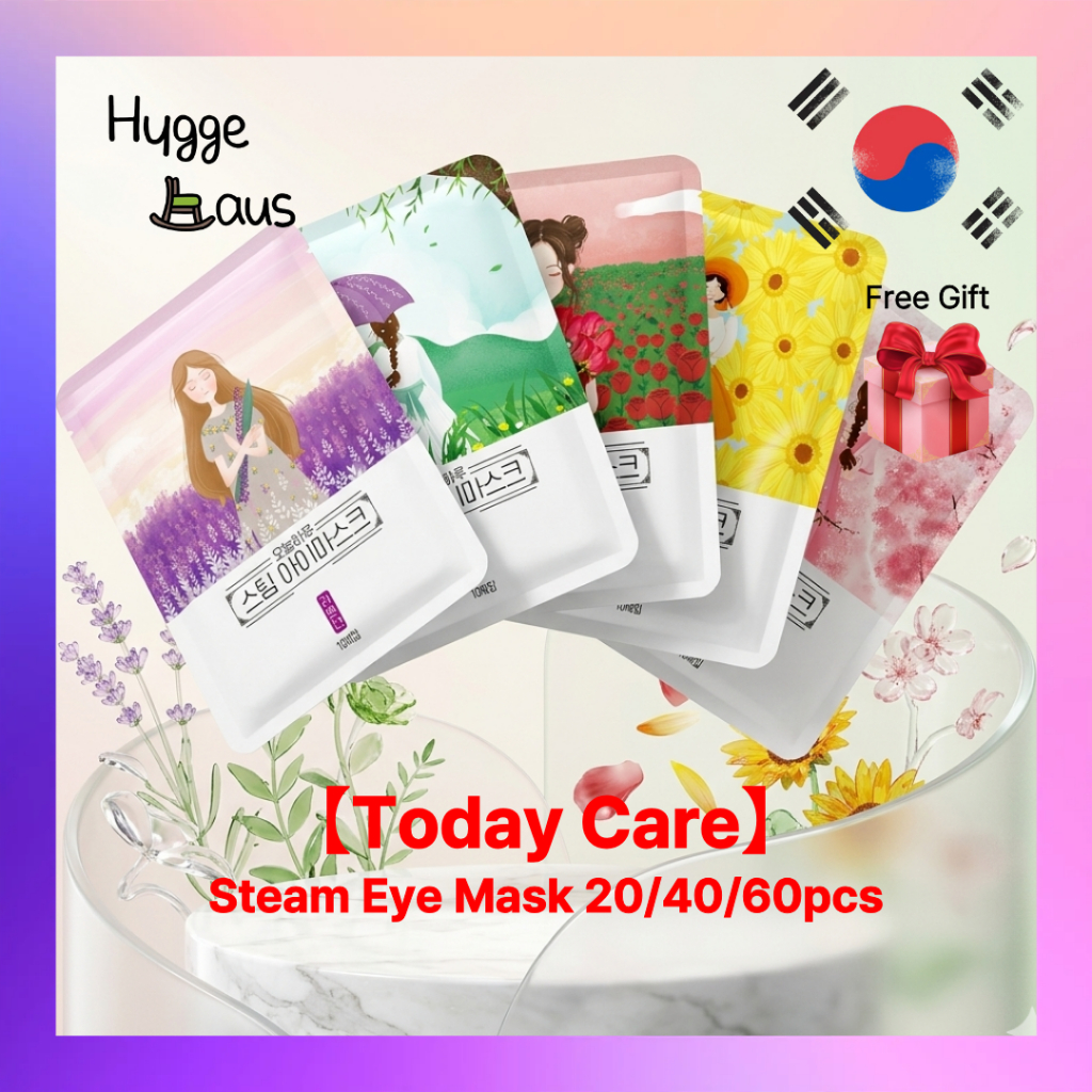 Today Care Máscara Para Os Olhos A Vapor 20/40/60pcs Dormir Quente Relaxamento Perfumado