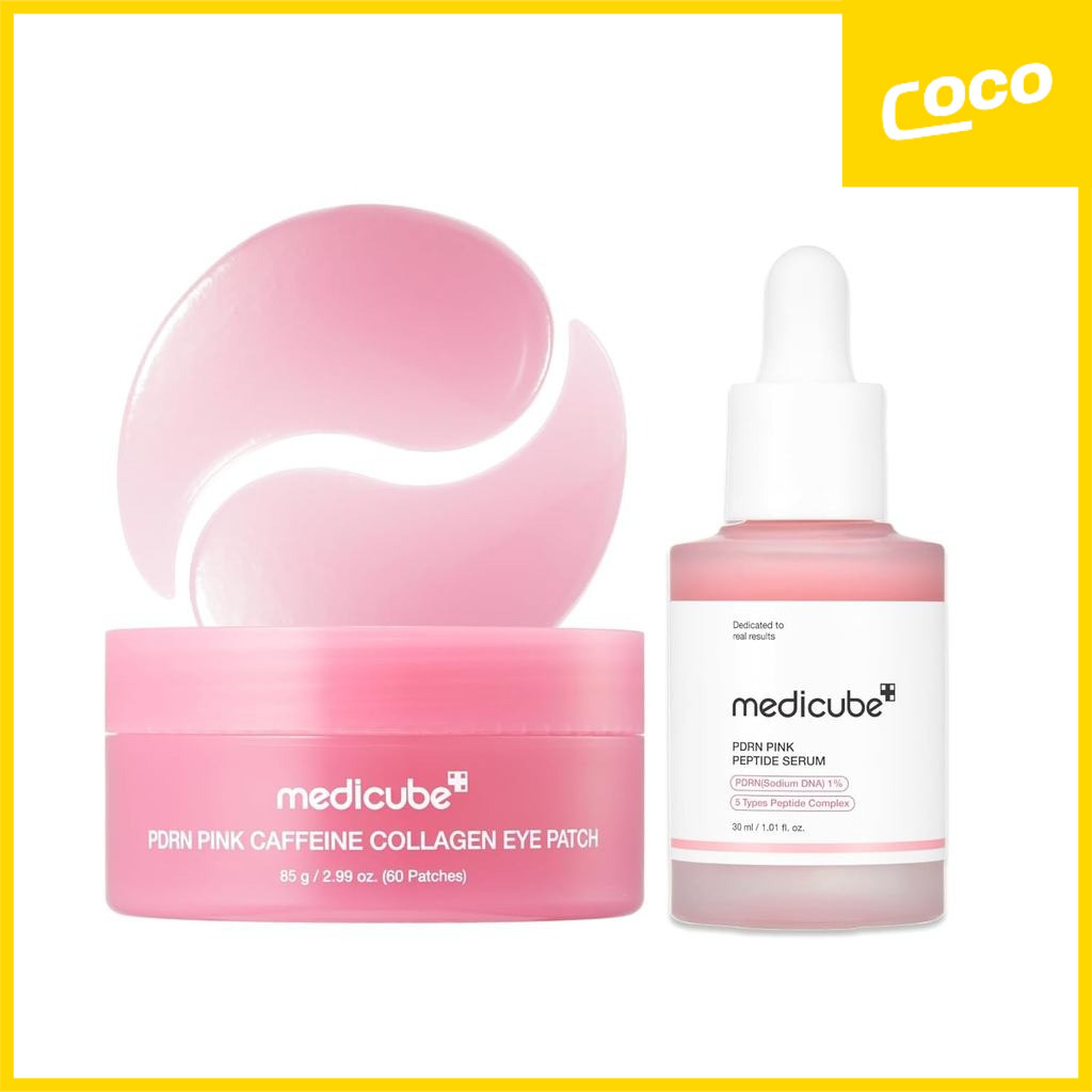 [NEW]Medicube PDRN Pink Peptide Serum 30ml&Caffeine Collagen Eye Patch 60pcs 85g