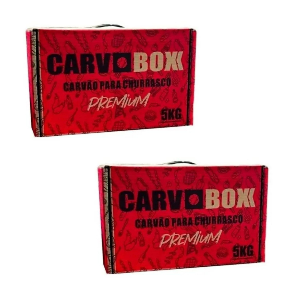 2 Carvão Sem Fumaça Premium Table Grill Carvobox Apartamento