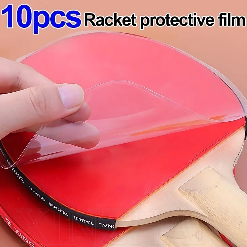 10pcs Película Protetora De Tênis De Mesa-De Borracha Autoadesiva Para Bastão De Remo-Acessórios De Proteção Pingue-Pong