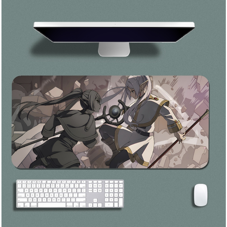 Mouse Pad Gamer para Desktop com Borda Costurada e Estampas de Animes da Temporada